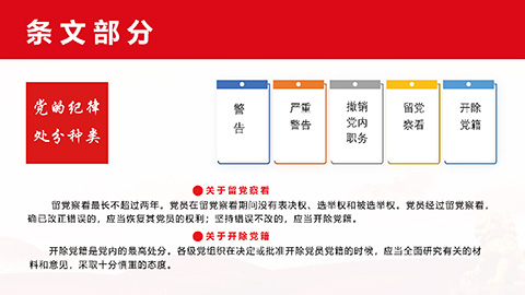 最新二十大《中国共产党章程》PPT课件党章学习培训课件第44张图-蚂蚁素材网