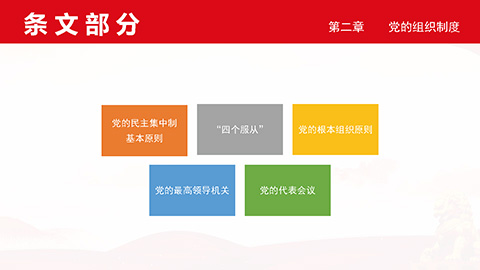 最新二十大《中国共产党章程》PPT课件党章学习培训课件第36张图-蚂蚁素材网